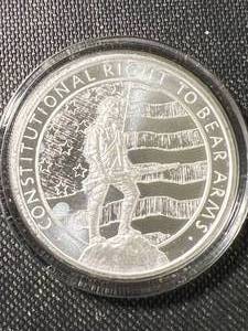1 TROY OZ .999 FINE SILVER 2ND AMENDMENT ROUND IN AIRTITE