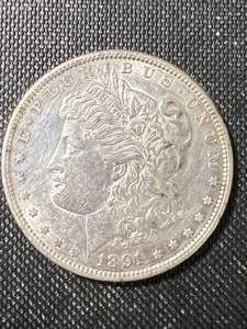 1891-S US MORGAN SILVER DOLLAR