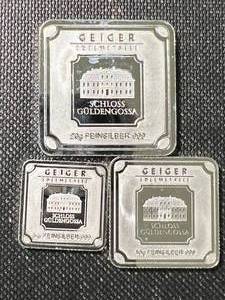 35 GRAMS .999 FINE SILVER GEIGER BARS