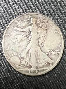 1943-S US WALKING LIBERTY HALF DOLLAR