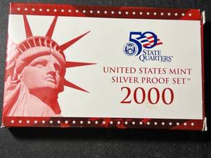 2000 US MINT SILVER PROOF SET IN ORIGINAL PACKAGE