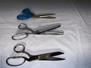 lot 70 image: Three Vintage Sewing Shears Scissors