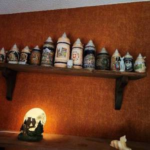 lot 20 image: Variety Of Vintage Beer Steins As Seen In Photo