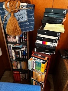 lot 132 image: Two Shelves Of VHS Tapes