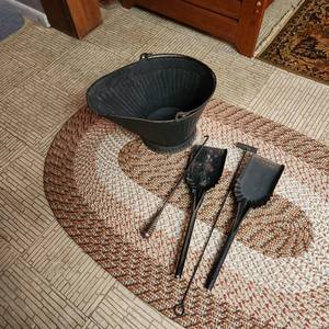 lot 308 image: Vintage Fireplace Tools