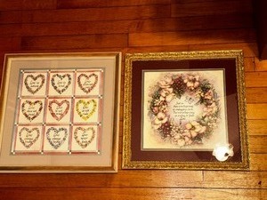 lot 186 image: Two Framed Wall Hangings