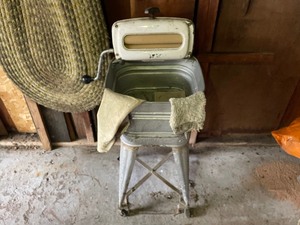 lot 413 image: Antique Midwest Wash Basin
