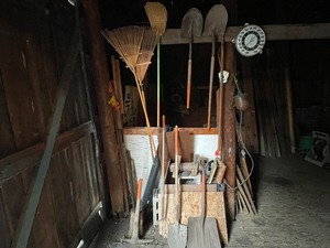 lot 445 image: Variety Of Yard Tools As Seen In Photo
