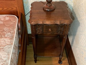 lot 247 image: Antique Carved Wood Measuring 16 X 16 X 28