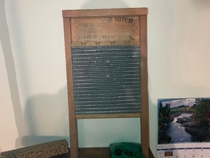 lot 358 image: Antique National Washboard Co Washboard
