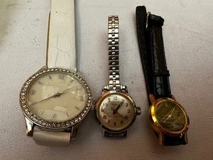 lot 295 image: Three Vintage Wrist Watches