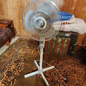 lot 322 image: 16 Oscilating Floor Fan
