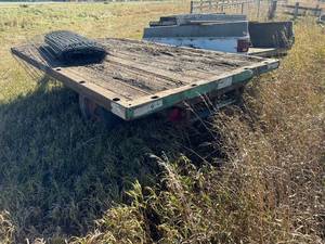 7x12 tandem axle utility  farm trailer