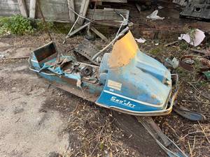 SNO JET 300 snowmobile with extra engine and track