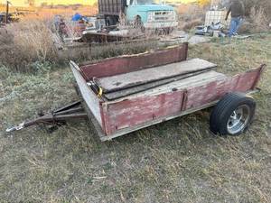 6x8 utility  farm trailer with keystone classic wheels