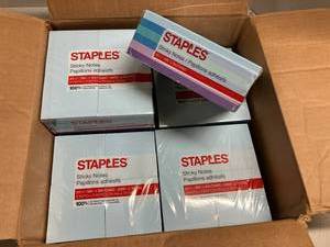 Blue and Purple Sticky Notes