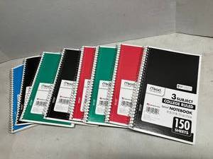 Junior 3-Subject Notebooks