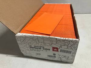 Bright Orange Coin Envelopes
