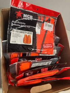 Bulk Orange Safety Vests