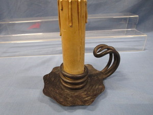 Primitive Iron Candle Holder
