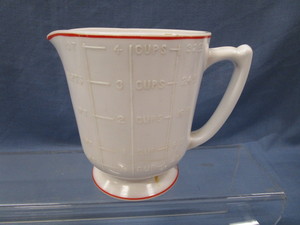 Milk Glass Measuring Cup