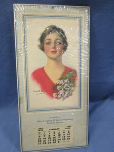 Almelund MN 1935 Calendar, Sjoberg & Sons Confectionary