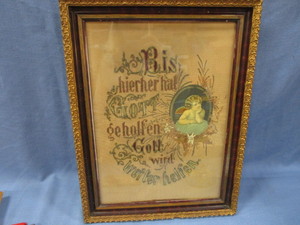 Antique German Hand Stitched