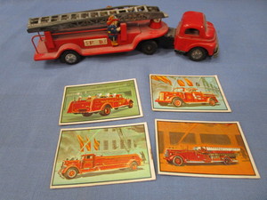 Tin Ladder Truck, Cards