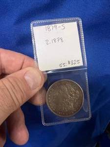 1879 s with Reverse 1878 Morgan Silver Dollar