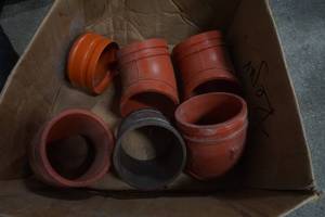 lot 246 image: cast iron fittings