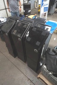 lot 96 image: metal display stands