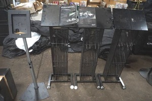 lot 106 image: display stands
