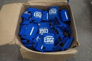 lot 18 image: large lot of Evinrude can cozies