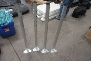 lot 22 image: aluminum poles
