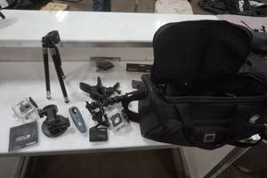 lot 57 image: Go Pro camera accessories