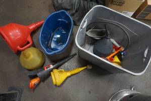 lot 334 image: lot of funnels