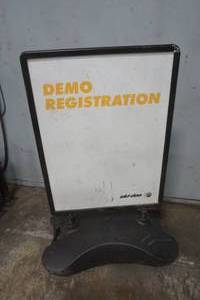 lot 434 image: spring loaded sign