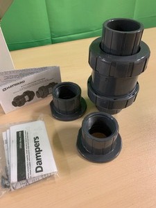 Hayward 1-12 Inch TC Series PVC True Union Ball Check Valve, Socket