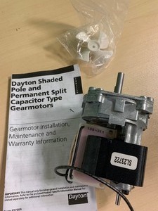 AC Gearmotor, 65 in-lb Max. Torque, 10 RPM Nameplate RPM, 115V AC Voltage, 1 Phase