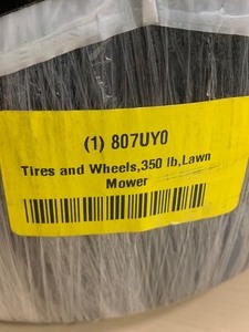 Tire and Wheel for 350lb Lawn Mower