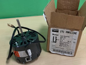 DAYTON HVAC Motor Open Air-Over, 170 HP, 1,550 Nameplate RPM, 1 Speed, 115V AC, RingStud Mount