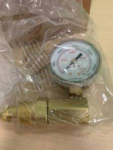 Western Enterprises Cylinder Pressure Testing Gauge, Nitrogen, Brass, CGA-580