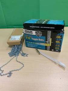 SNAPTOGGLE� Heavy-Duty Toggle Bolts Zinc-Plated Carbon Steel Channels and Chain