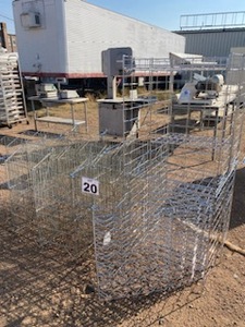 lot 20 image: Wire Storage Racks