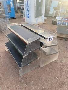 lot 37 image: (2) Plastic display units