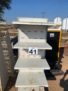 lot 41 image: Steel Display Rack