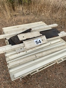 lot 54 image: 8 Double Sided Gondola Retail Store Shelving