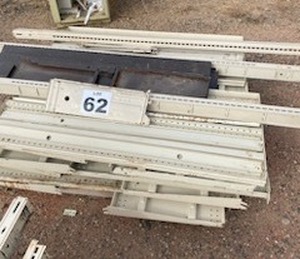 lot 62 image: 8 Double Sided Gondola Retail Store Shelving