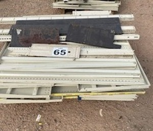 lot 65 image: 8 Double Sided Gondola Retail Store Shelving