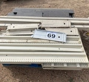 lot 69 image: 8 Double Sided Gondola Retail Store Shelving